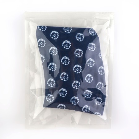 Self -heating bandage for the neck, 14 × 18 × 0.5 cm, blue color-7