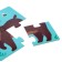 Puzzles 4 in 1 "Who lives in the forest?"