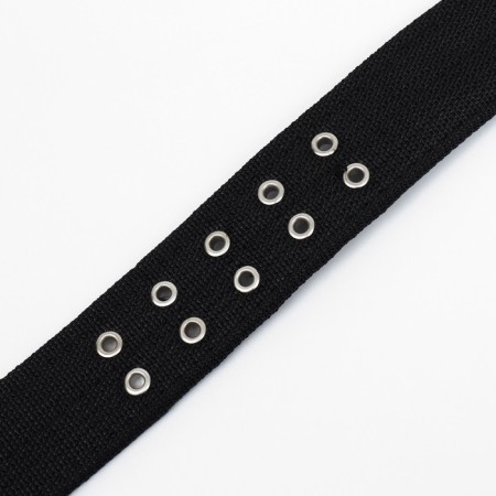 Four-layer collar with a swivel, 80 x 4.9 cm, Osh 64-74 cm, polyester, black-6
