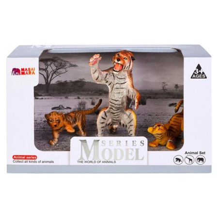 Набор фигурок «Мир диких животных: семья тигров», 3 фигурки-8