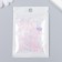Glass glass 12/0 "Transparent. Color middle. Pink and blue" 10 g