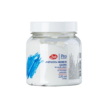 Medium for acrylic paints 220 ml, ZHK "Impasto", glossy, 25123973-1