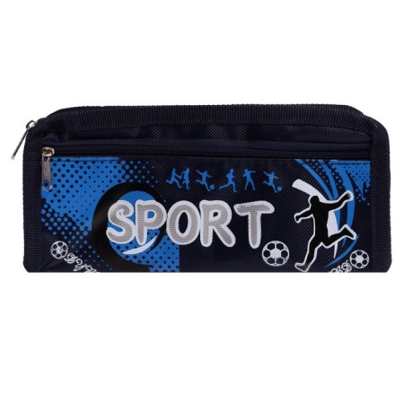 School Penal on the zipper 2 departments "Sport", mix-5