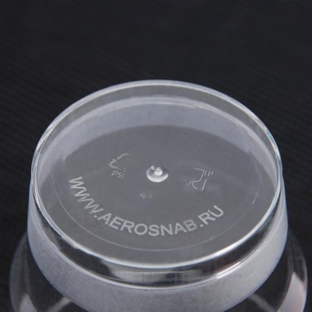 A glass of plastic disposable "Crystal", 200 ml, the color is transparent-10