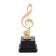 The reward figure "note", the plastic stand is black, 16.5 x 7.5 x 6 cm.
