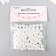 Set of beads "needlework" plastic, diameter 8 mm, 25 g, snow-white