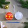 Christmas tree decoration for coloring "ball" Size: 8 cm; 2 pcs., Brush