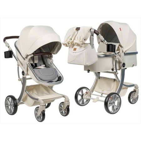 Stroller transformer Farfello Aimile Original Autumn AA-5, Milk color-15