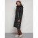 Coat insulated winter female, size 52, black color