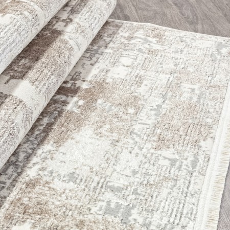 Rectangular carpet Kardolen Marmaris, size 145x300 cm, color Gry/D.Beige-2
