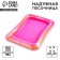 Inflatable sandbox with sparkles, 60x45 cm, bright pink color