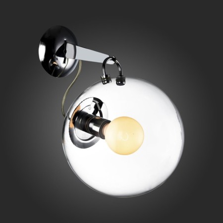 Sconces st. SL550.101.01. Senza. 1x60 watts, E27, 25x35 cm, chromium color-2