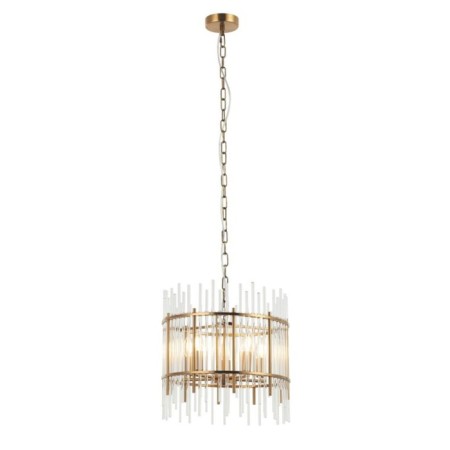 Suspended chandelier SIA 5XE14 40W, size 40x40x46-150 cm, bronze color-1