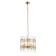Suspended chandelier SIA 5XE14 40W, size 40x40x46-150 cm, bronze color