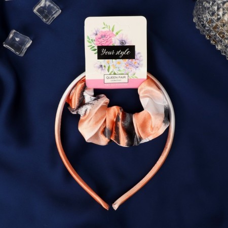 Hair set "Emilia" (elastic band, rim 1.5 cm) gradient-1