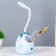 Maneck table lamp LED 3W AKB USB Blue 11.5x10x30 cm Risalux