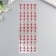 Stick plastic rhinestones "Flower and half -peaks" mix 31x10.7 cm
