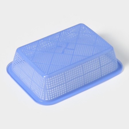 Storage basket, plastic, color mix-3