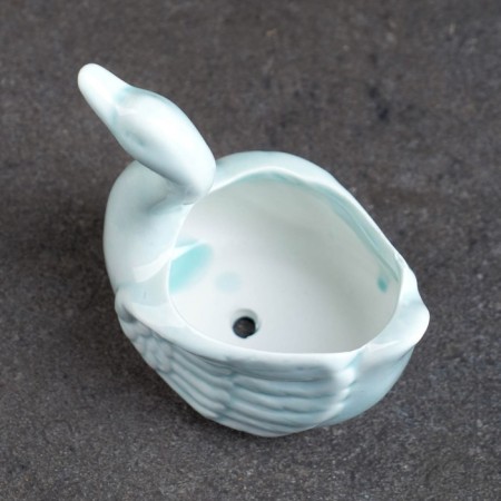 Swans pot of 9x5x7cm, mix-9