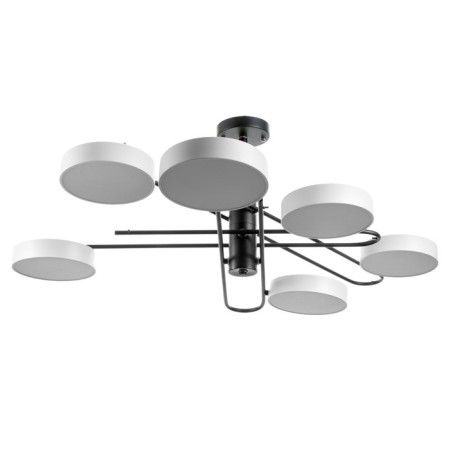 Chandelier 625356/6 LED 78W 3 modes 3000-6000k black-white 96x96x33 cm-6
