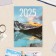 Pocket calendar "Painting -1" 2025, 7x10 cm, mix