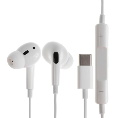 Nausiki Byz S858, wired, vacuum, Type-C, 1.2 m, white
