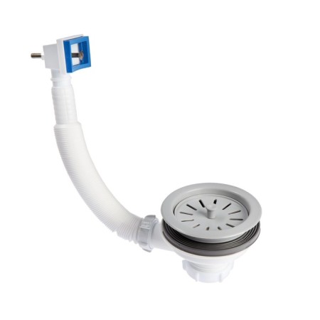 Issue Aquant, 3 1/2 ", with a plastic grill d = 115 mm, with a rectangular overflow
