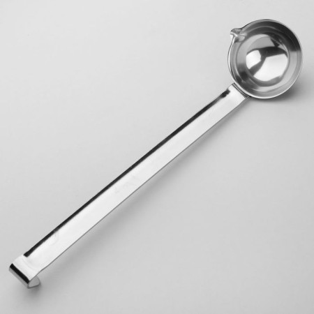 Spoon for sauce "Culinary", h = 28.5 cm, simplified processing, 50 ml, thickness 2 mm