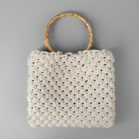Handles for a bag, 2 pcs, bamboo, d = 11.5/13 cm, thickness 0.8 cm-3