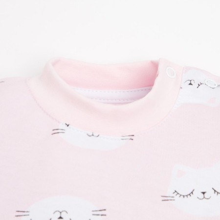 Set: jumper and pants crumb I am KISA, height 80-86 cm, pink color-1