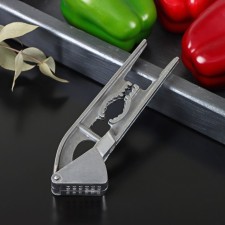 Press for garlic, hazhocol 2 in 1, from aluminum