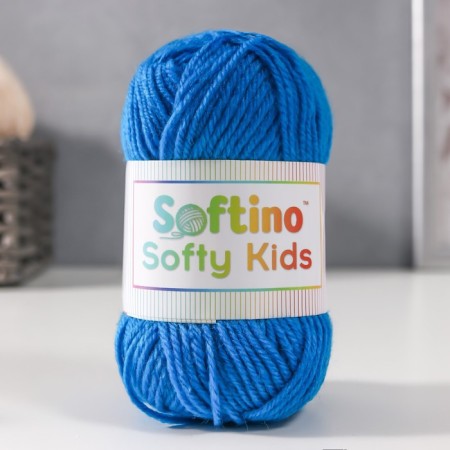 Yarn 100% acrylic "Softy Kids" 90m ± 5m 50 g Color 21 Royal Blue