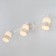 Silvia 3x40W lamp E14 white, gold
