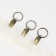 Ring for the cornice, with a clamp, d = 22/26 mm, 20 pcs, bronze color