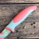 Kitchen knife with an anti -wagoning coating of the “flowers” ​​shares, blade 12 cm
