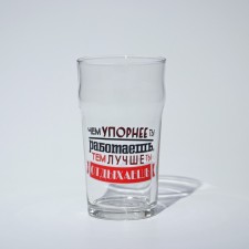 Glass glass for beer 