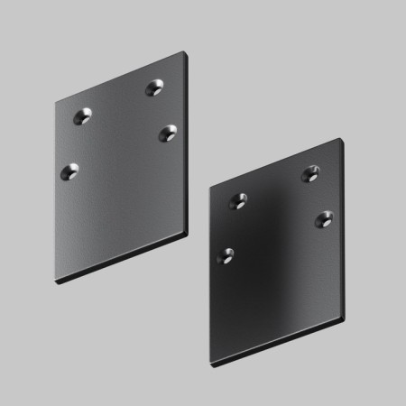 Potsevaya plug 2 pcs Gravity invoice, black-1