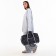 Road bag with lightning, external pocket, shoe compartment, long belt, gray color
