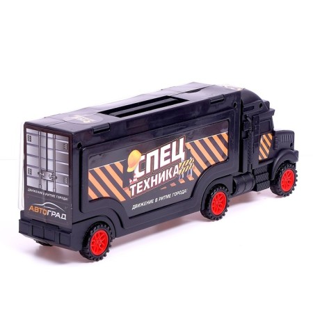 Carrier truck, with 6 tractors-2