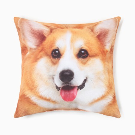 Decorative Ethel Pillow "Corgi" 40x40 cm, Gabardin, 100% p/e-2