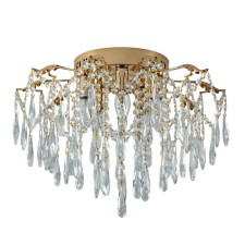 Crystal Crystal Economic light 15545/5+5FGD+CL WTLED, 5x40W, E14, 31x50x50 cm, Golden color