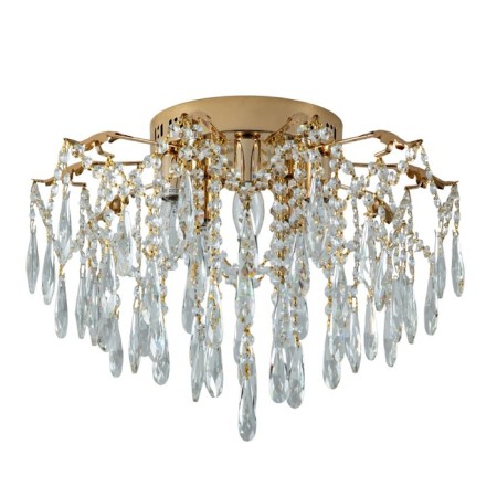 Crystal Crystal Economic light 15545/5+5FGD+CL WTLED, 5x40W, E14, 31x50x50 cm, Golden color