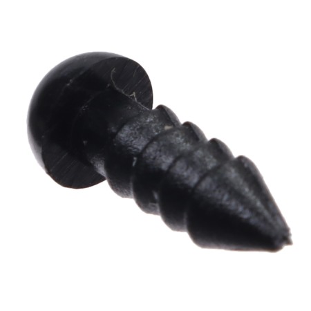 Rifle eyes with plugs, set of 50 pcs., Size 1 pc. - 0.6 cm, black color-2