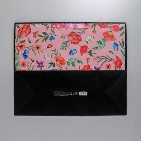 Gift Package Laminated, packaging, "flowing", XL 49 x 40 x 19 cm-3