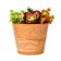 Kashpo for flowers and plants, 30l new terracotta 41x41x33cm
