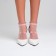 Women's socks Minaku "Flowers", pink color, rr 36-37 (23 cm)