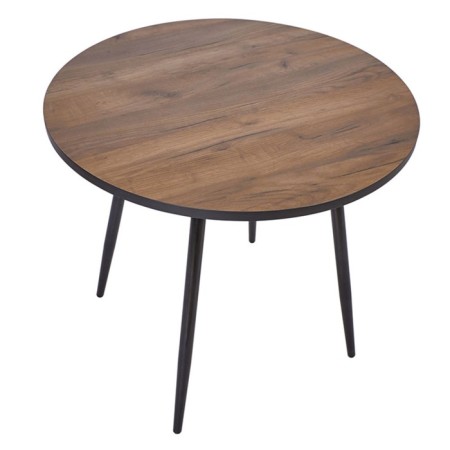 Dining table Polini Home London, color of oak craft black-4