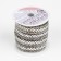 Rhinestones “rhombuses”, width - 13 mm, 4.5 ± 0.5 m, silver color