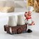 Ceramic set for spices "Cook with a cart", 2 items: Solonka, List, 60 ml