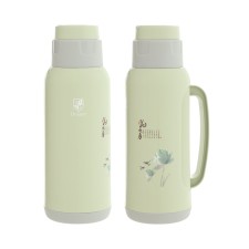 Thermos 2 l, with a glass flask, retains heat 24 hours, green